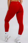 Vibe Leggings - Red