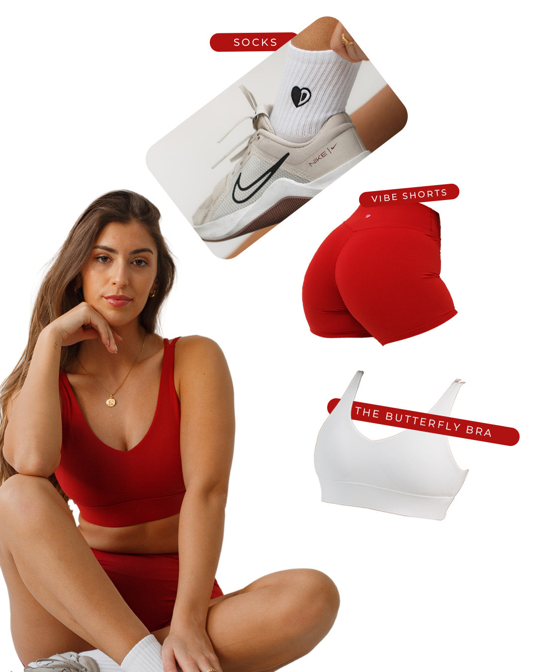 Short N’ Sweet Bundle – White/Red