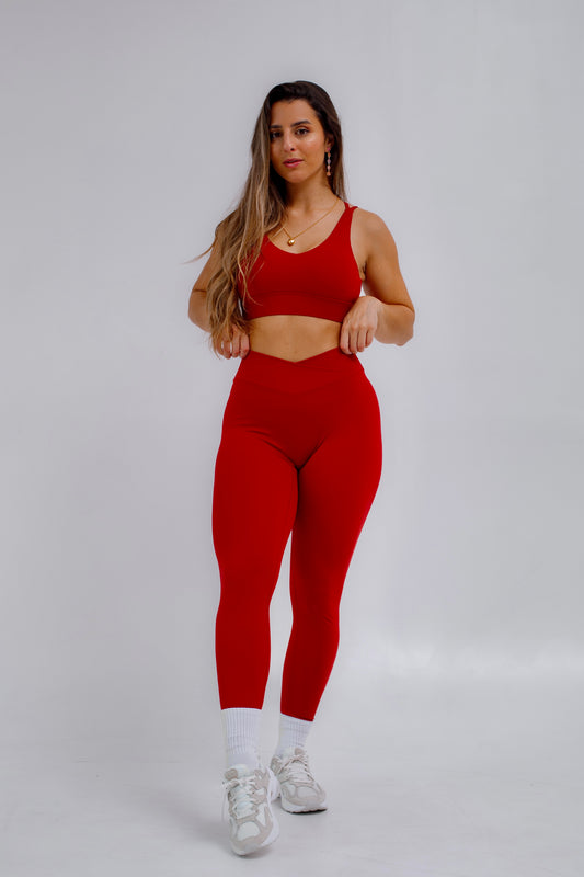 Vibe Leggings - Vermelho